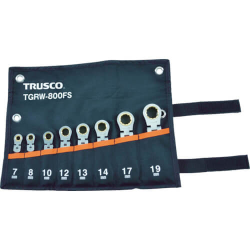 ชุดประแจรวมแบบวงล้อหมุน (แบบสั้น) แบรนด์ TRUSCO