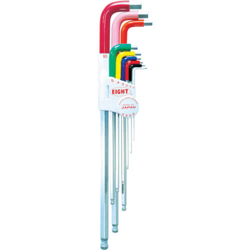 TLLB ประแจหกเหลี่ยมหัวบอลเตเปอร์ Super Long แบรนด์ EIGHT TOOL