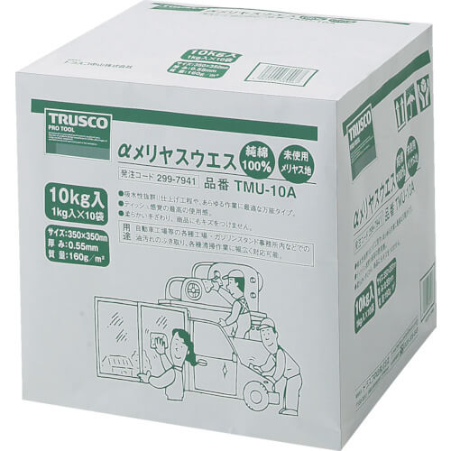 ผ้าเช็ดทำความสะอาด α-Knit แบรนด์ TRUSCO