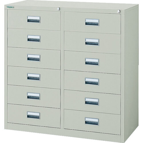 ตู้หนังสือมาตรฐาน (400) ตู้ 3 ชั้น ขนาด 880 x 880 มม. สีเทานีโอ แบรนด์ TRUSCO