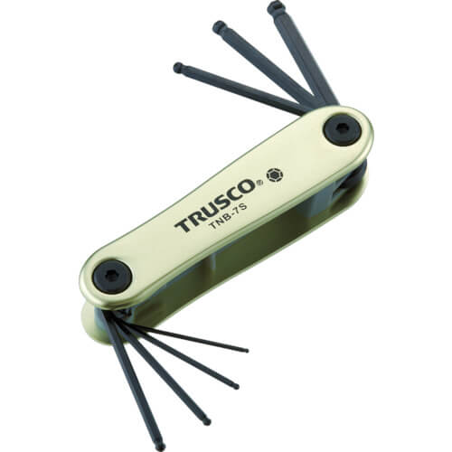 ชุดประแจหกเหลี่ยมปลายกลม (แบบมีด) แบรนด์ TRUSCO