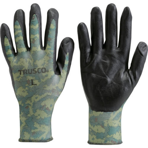 ถุงมือไนไตรล์แบบไม่มีซับใน (เคลือบทั้งหมด) แบรนด์ TRUSCO