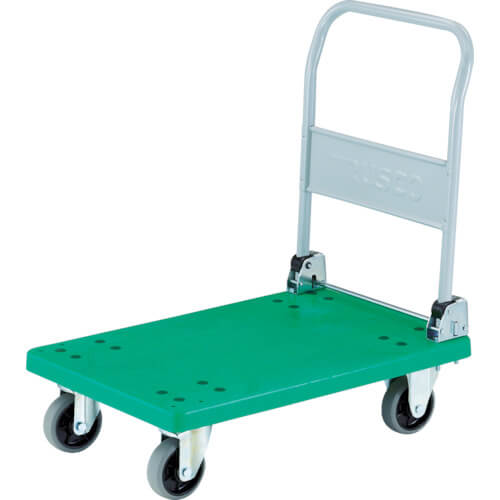 รถเข็นขนส่งเรซิน Grand Cart (แบบพับได้ มีด้ามจับ ล้อเลื่อนยูรีเทน) แบรนด์ TRUSCO