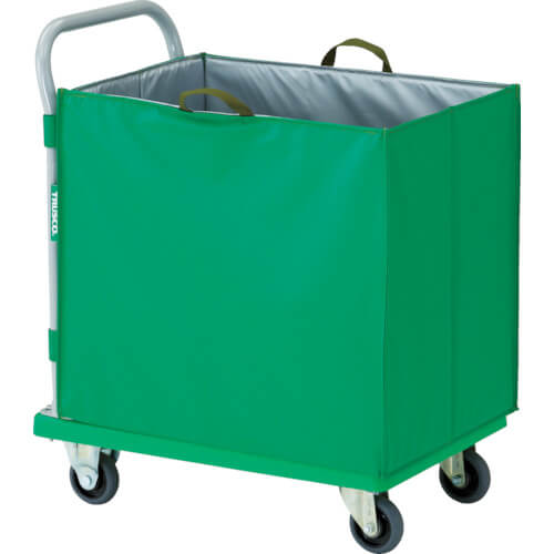 รถเข็นขนส่งเรซิน Grandcart (พร้อมกล่องแบบมีล้อลาก) - แบบไม่มีฝาปิด แบรนด์ TRUSCO