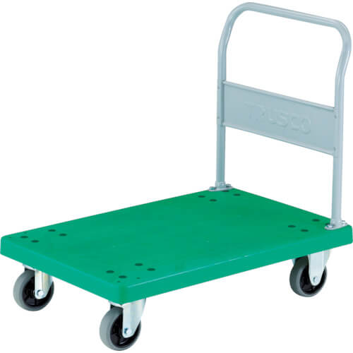 รถเข็นขนส่งเรซิน Grand Cart (แบบมีด้ามจับคงที่ ล้อเลื่อนยูรีเทน) แบรนด์ TRUSCO