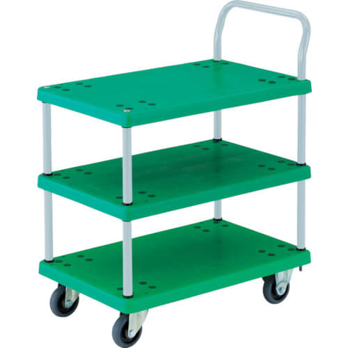รถเข็นขนส่งทำจากเรซิน รุ่น Grand Cart (แบบด้านเดียว สามชั้น) แบรนด์ TRUSCO