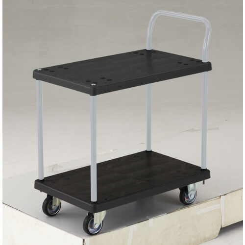 รถเข็นขนส่งทำจากเรซินนำไฟฟ้า รุ่น Grand Cart (แบบด้านเดียว สองชั้น) แบรนด์ TRUSCO