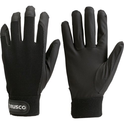 ถุงมือหนัง PU บาง (พิมพ์ลายนูน) แบรนด์ TRUSCO