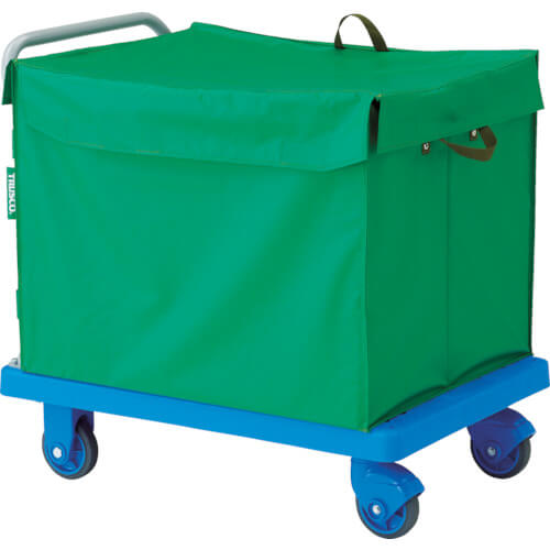 รถเข็นขนส่งเรซิน Grandcart Silent (พร้อมกล่องแบบมีล้อลาก) - พร้อมฝาปิด แบรนด์ TRUSCO