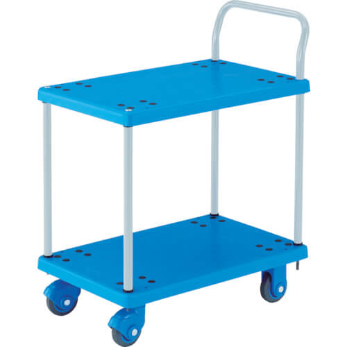 รถเข็นขนส่งทำจากเรซิน รุ่น Grand Cart Silent (แบบด้านเดียว สองชั้น) แบรนด์ TRUSCO