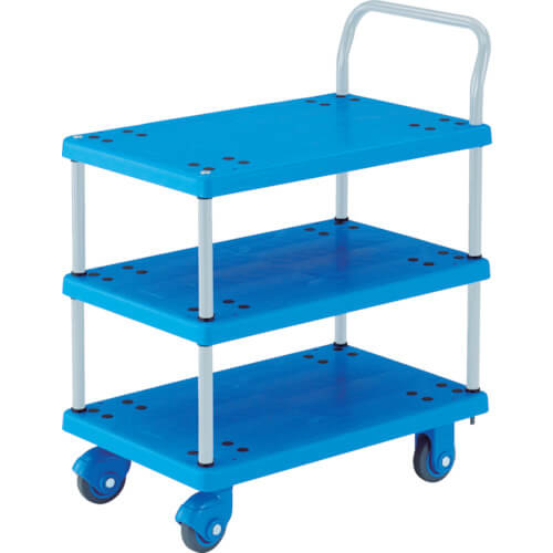 รถเข็นขนส่งทำจากเรซิน รุ่น Grand Cart Silent (แบบด้านเดียว สามชั้น) แบรนด์ TRUSCO