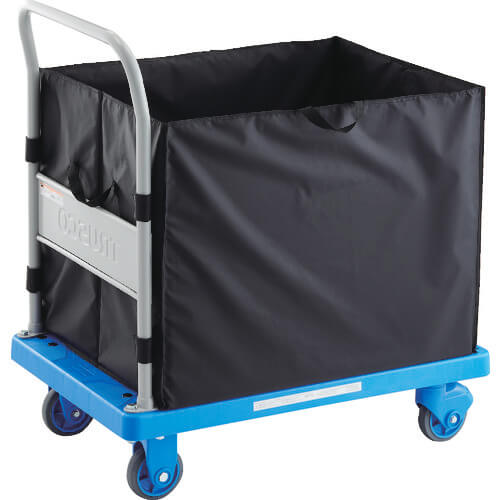 รถเข็นขนส่งเรซิน Grand Cart Silent (พร้อมกล่องสำหรับรถเข็นมือ) แบรนด์ TRUSCO