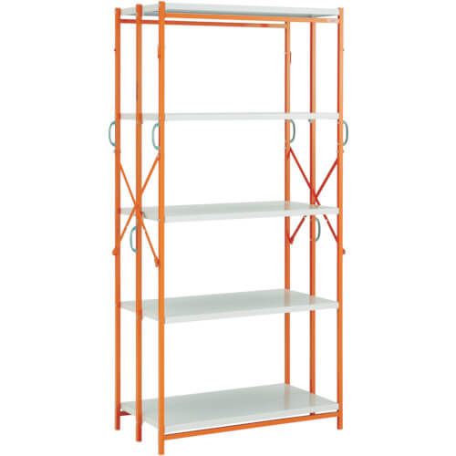 ชั้นวางของเหล็กพับได้แบบสัมผัสเดียว One-touch Rack - รุ่นความสูง 1805 มม. แบรนด์ TRUSCO
