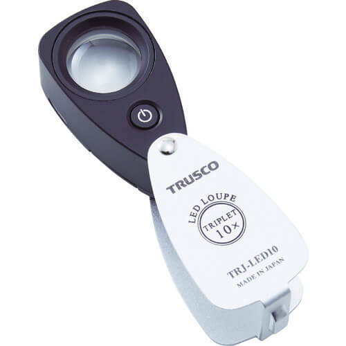 แว่นขยาย 10 เท่า พร้อมไฟ LED แบรนด์ TRUSCO