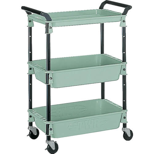 รถเข็นเครื่องมือ Tool Wagon Royal ขนาด 654 x 361 x 887 มม. สีเขียว แบรนด์ TRUSCO