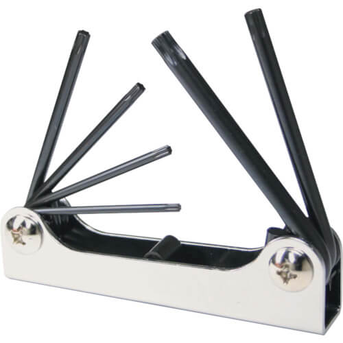 ชุดประแจหกเหลี่ยมแบบพับได้ หัวท็อกซ์ (Torx) แบรนด์ EIGHT TOOL