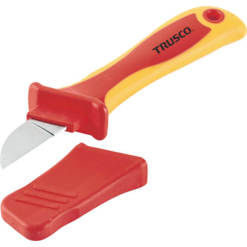 มีดช่างไฟฟ้าหุ้มฉนวน (แบบใบมีดตรง) แบรนด์ TRUSCO