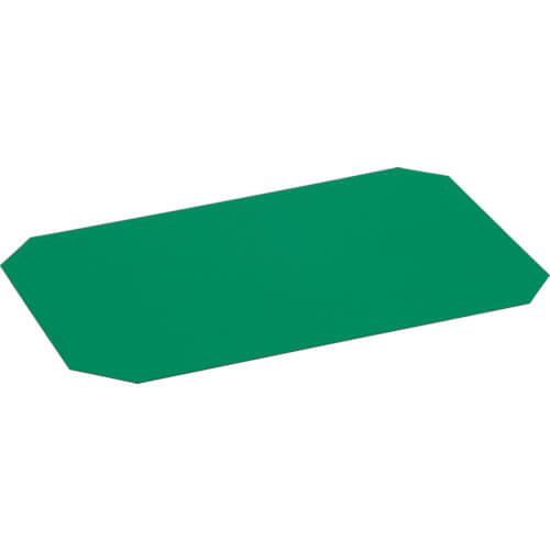 แผ่นรองรถเข็นเหล็ก สีเขียว แบรนด์ TRUSCO