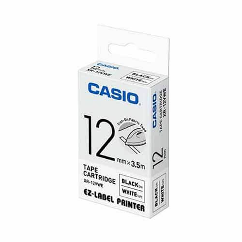 เทปแบบติดบนเนื้อผ้าโดยใช้เตารีด แบรนด์ CASIO