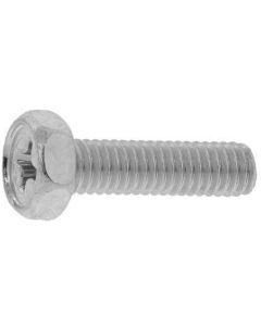 Trivalentzinccr+3 white(+)Machine Screw Upset กล่องละ 170เส้น