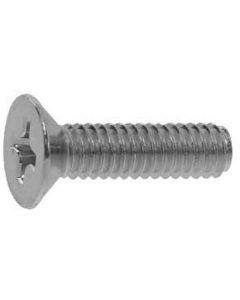 Zinc Blue Cr6+(+)Machine Screw Jis Flat Head กล่องละ 450เส้น