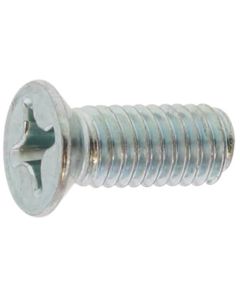 Zinc Blue Cr6+(+)#3recess Machine Screw D=10 Flat Head กล่องละ 600เส้น
