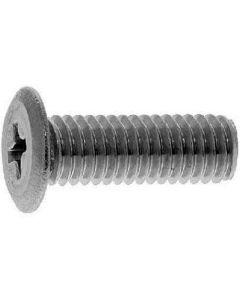Trivalent zinc cr+3color white(+)Machine Screw Slim Head กล่องละ 500เส้น