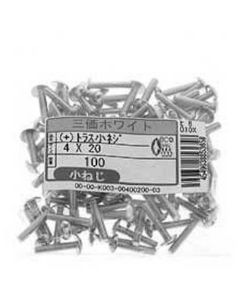 Trivalentzinccr+3white100pcs Pack(+)MachineScrew Truss กล่องละ 100เส้น