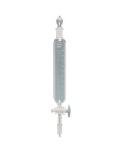 F กรวยแยกทรงกระบอกทั่วไปพร้อมตัวกั้นสเกลบอล 500mL24-19