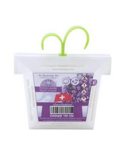 ตลับก้อนดับกลิ่น 100 กรัม กลิ่นลาเวนเดอร์ ตราช้าง