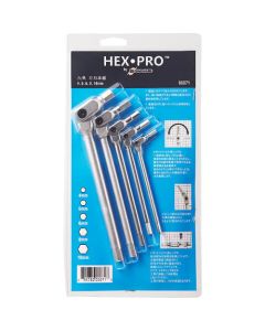 Pivot Head Hex L-Wrench 1ชุด