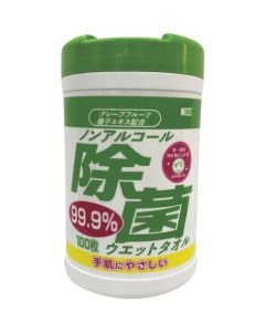 Non-alcoholic Sterilization Wet Sheet Bottle  อันละ 100 แผ่น