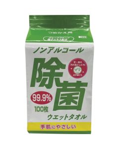 Non-alcoholic Sterilization Wet Sheet Refill  ชุดละ 100 แผ่น