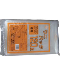 ถุงขยะ 120L ใส 0.05 หนา 1000มม. x 1200มม. 10 ใบ