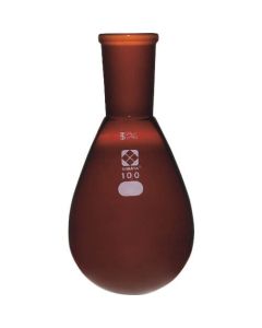 ขวดทรงมะเขือม่วงสามัญ สีน้ำตาล 24/40 100ml