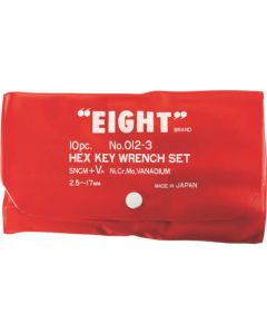 Hexagon Wrench Standard Length Vinyl Pouch Pack Set ชุดละ 10เส้น
