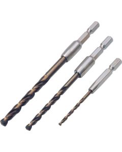 Hexagonal Shank Cobalt Drill ถุงละ 1เส้น