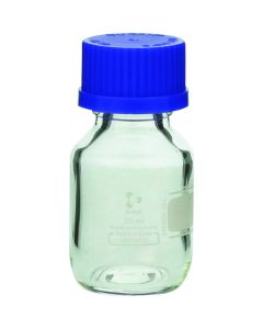 ขวดฝาเกลียว 50ml. ฝาสีฟ้า