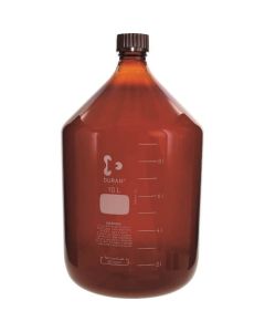 ขวดฝาเกลียวสีน้ำตาล 10L ฝาสีแดง
