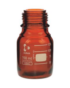 ขวดฝาเกลียว (ขวดขนาดกลาง) ขวดสีน้ำตาลเข้มเพียง 150mL (10 ชิ้น)