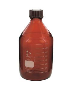 ขวดฝาเกลียวสีน้ำตาล 2L ฝาสีแดง