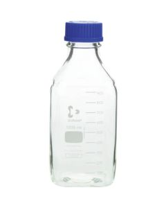 ขวดเหลี่ยมคอเกลียว 1000ml ฝาน้ำเงิน (10 ชิ้น)