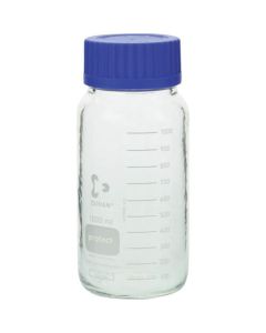 ฝาเกลียว ขวดโค้ทนิรภัยปากกว้าง ฝาสีฟ้า 1 L (10 ชิ้น)