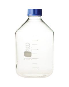 Glass Bottles with wide neckGLS-80. clear.blue Screw-cap 1อัน