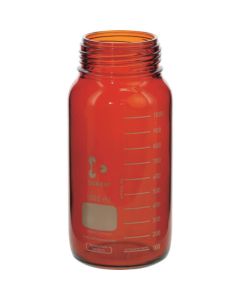 ขวดฝาเกลียว ปากกว้าง สีน้ำตาลเข้ม เฉพาะขวด 1 L (10 ชิ้น)