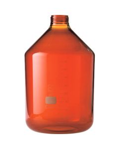 Glass Bottles.wide neckGLS-85 amber. without Screw-cap 1อัน