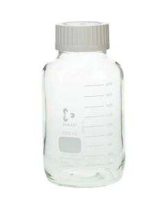 Glass Bottles with wide neckGLS-80. white Screw-cap 1อัน