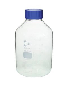 Glass Bottles with wide neckGLS-80. clear.blue Screw-cap 1อัน