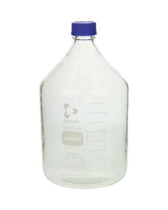 Laboratory Bottle With Blue Screw-cap. Plastic coated. DURAN 1อัน
