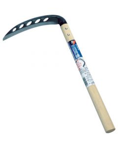 (ใบมีดเหล็ก) เคียวตัดหญ้าแบบมีรู (เพลากลม) 180 มม.